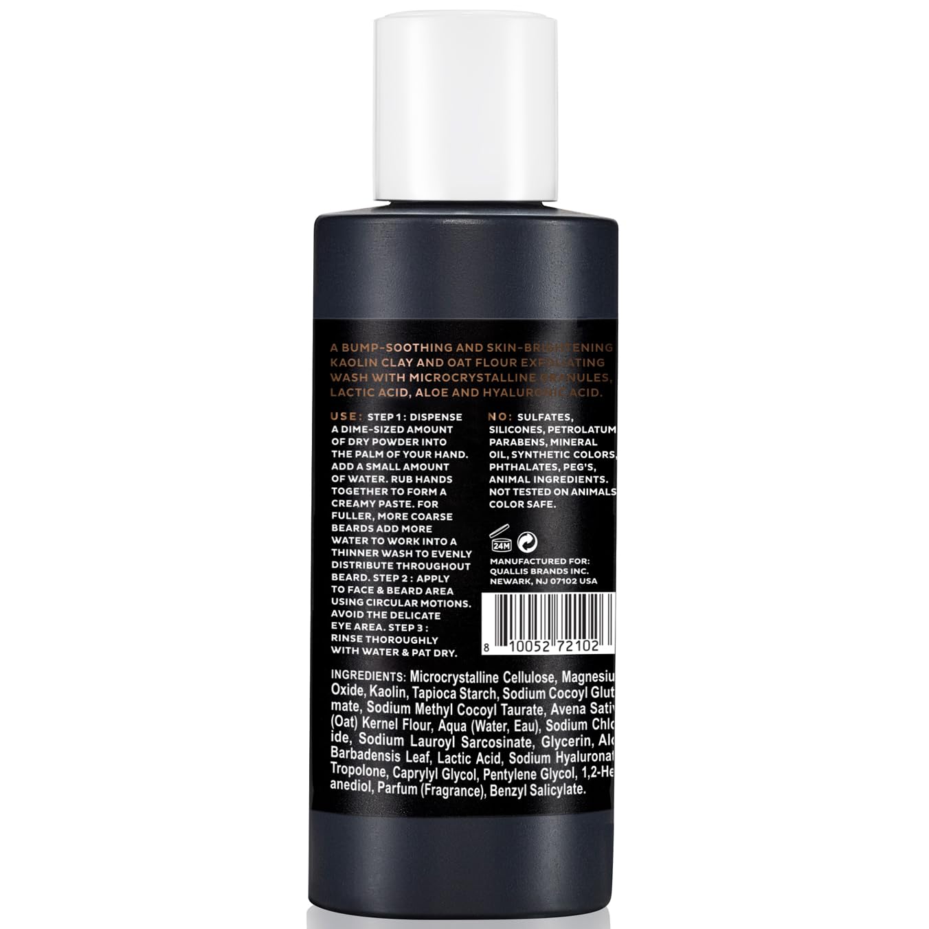 Scotch Porter bottle inside travel toiletry bag showing compact size and spill-resistant design
