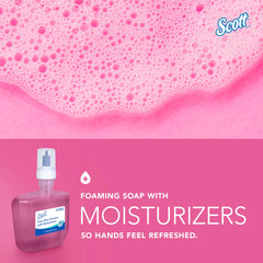 Scott Professional refill beside ruler showing 1.2 L capacity and efficiency