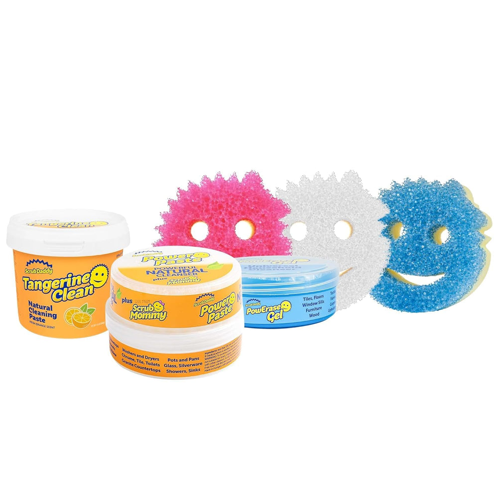 Scrub Daddy bundle front packaging shows contents and benefits