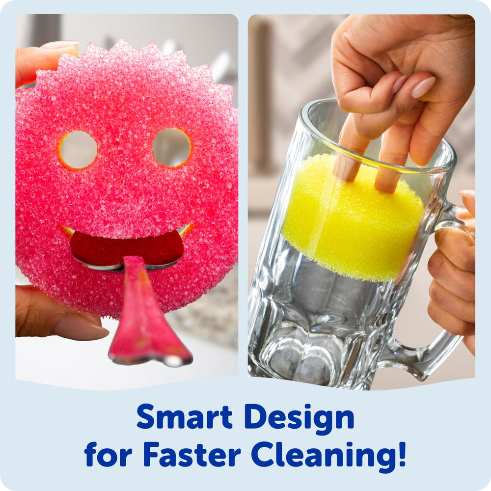 Scrub Daddy PowerPaste applied on countertop for polishing benefit