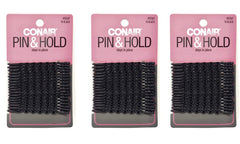 Scunci front packaging showing 3 sets of black bobby pins and easy grab benefit