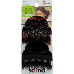 Scunci front packaging showing clip set and compact size for travel