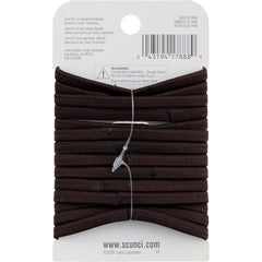 Scunci hair tie securing a high ponytail demonstrating secure, crease-free hold