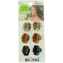 Scunci front packaging showing two 6-count packs and secure storage benefit