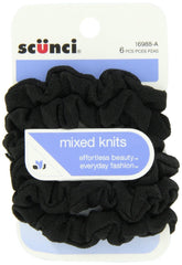 Scunci mini slinky front packaging showing 18-count pack and convenient storage