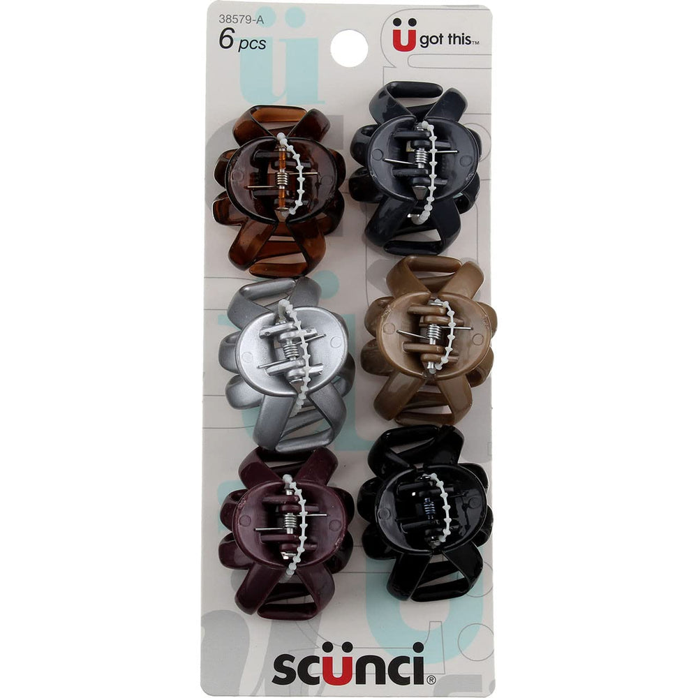 Scunci octopus clip close-up of teeth for improved slip-resistant grip