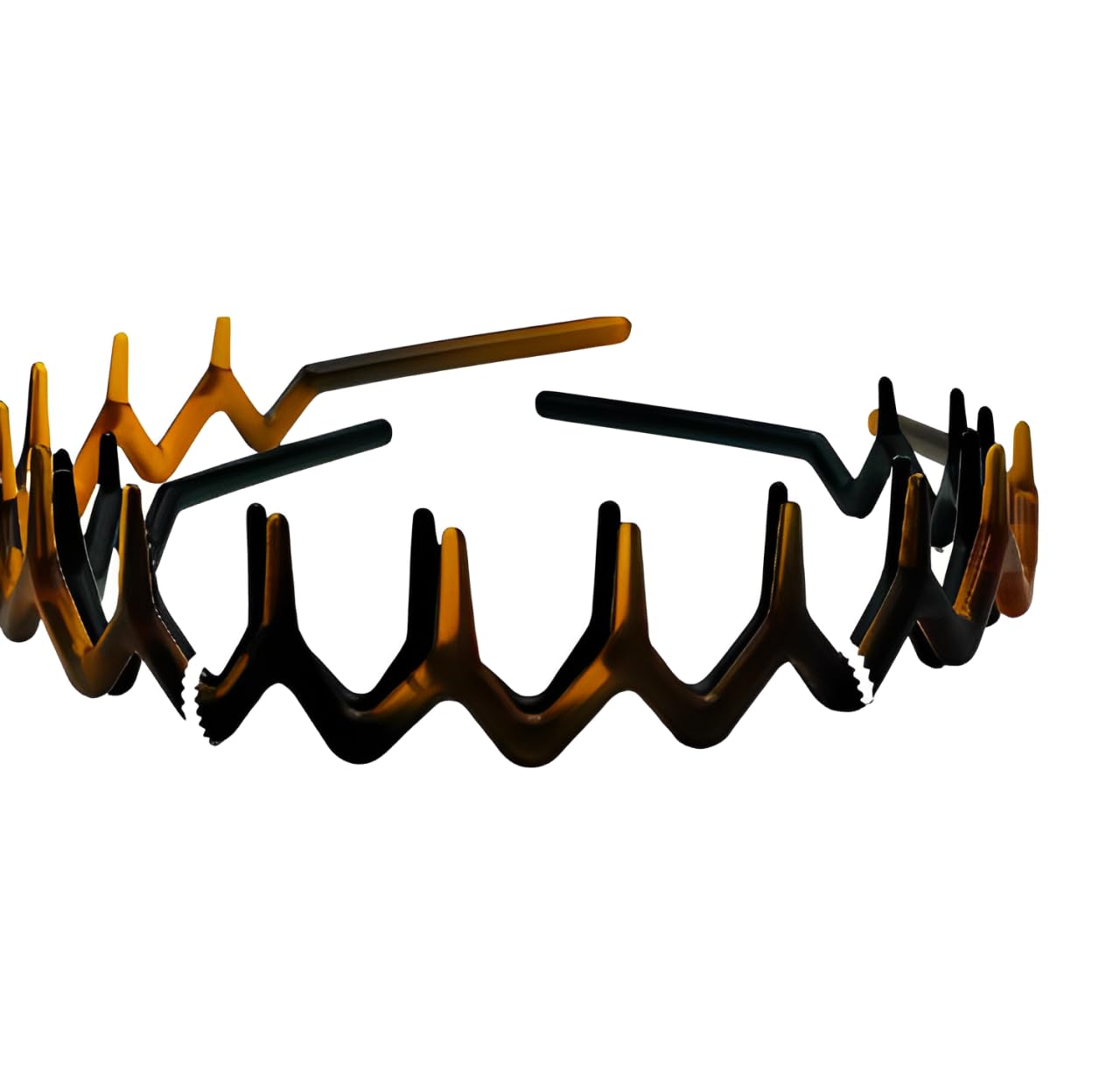 Scunci headband next to ruler showing 1-inch width for size clarity