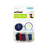Scunci Sup Bandz worn in ponytail demonstrating secure comfortable hold