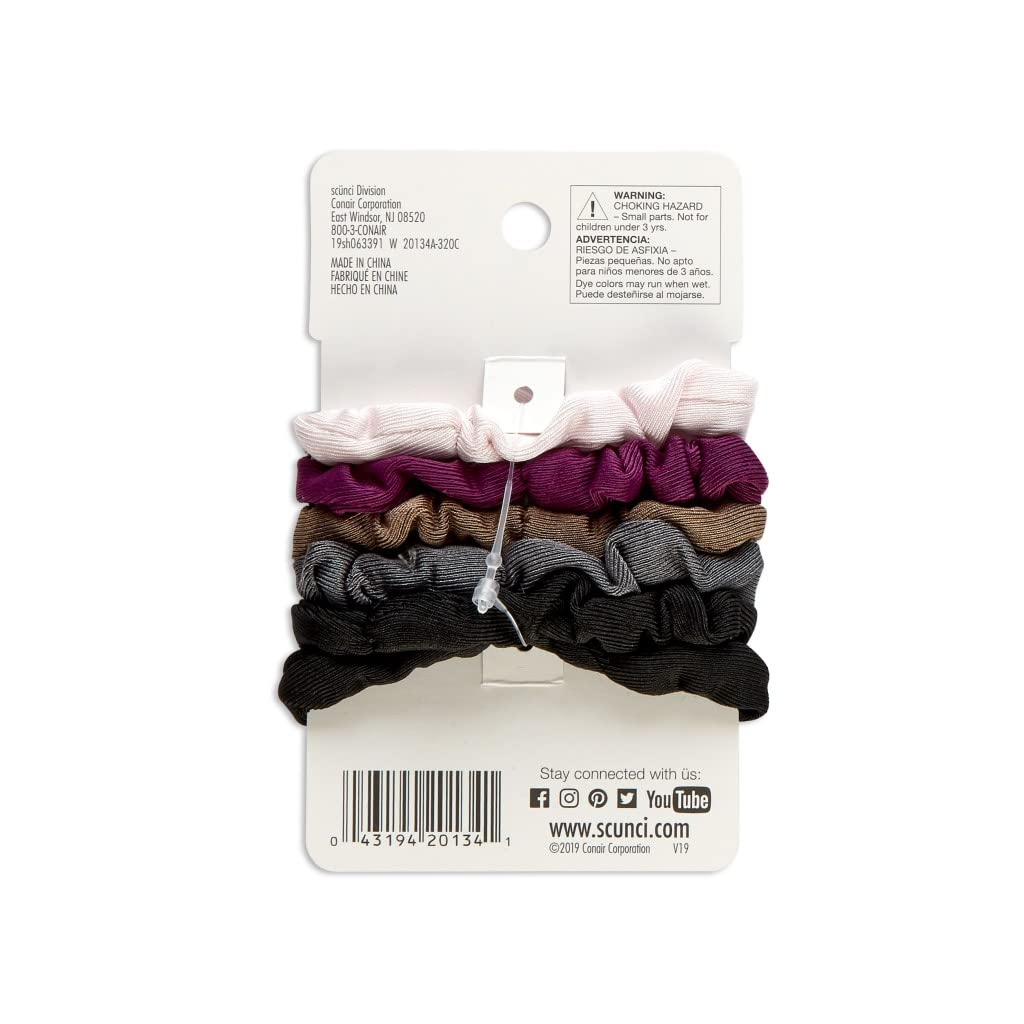 Scunci fabric texture close-up illustrating soft cushion and gentle hair care