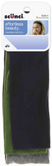 Scunci headwraps front-packaging showing five colors and comfortable fit