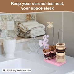 SCUNDA styled in a bathroom setting showing decorative storage and countertop organization benefit