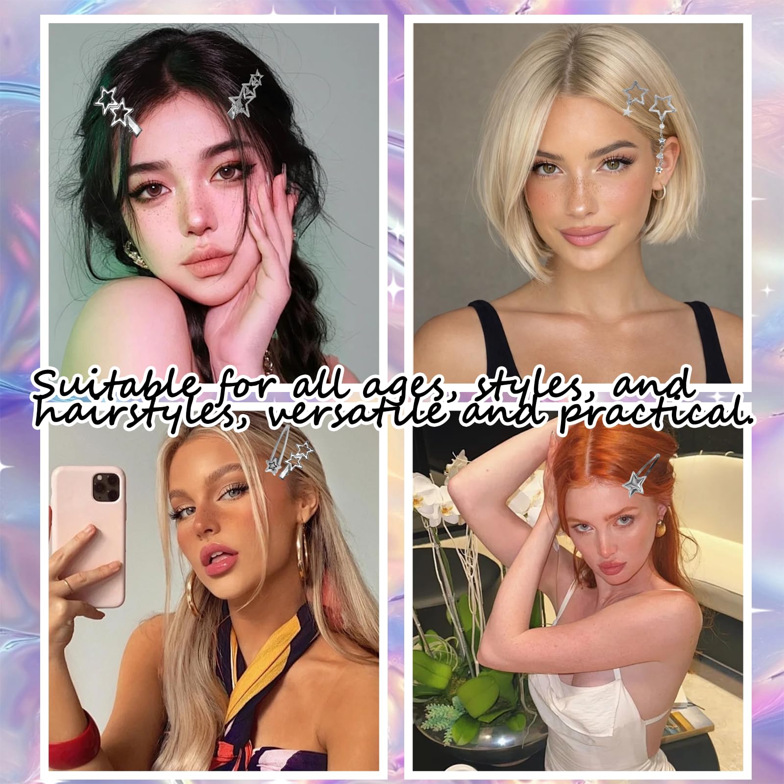 SDIDVIEXPERT in hair half-up style adding retro sparkle and polish