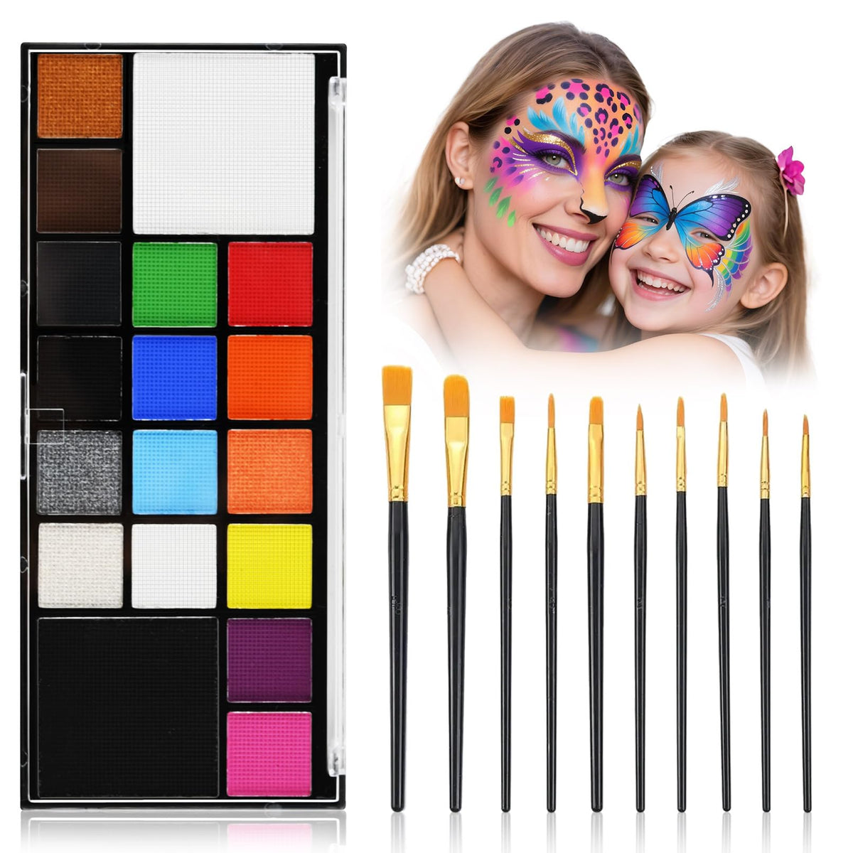 Seaboll front palette showing 18 vibrant colors and neat layout benefits quick selection