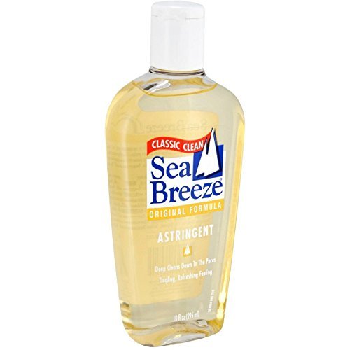 Seabreeze front bottle view showing label and 10 oz size, refreshing quick oil removal