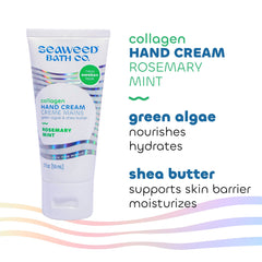 Seaweed Bath Co. back label detail highlighting ingredients and clean formulation benefits