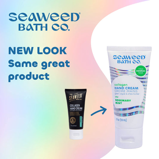 Seaweed Bath Co. close-up of seaweed and green algae ingredients illustrating marine benefits