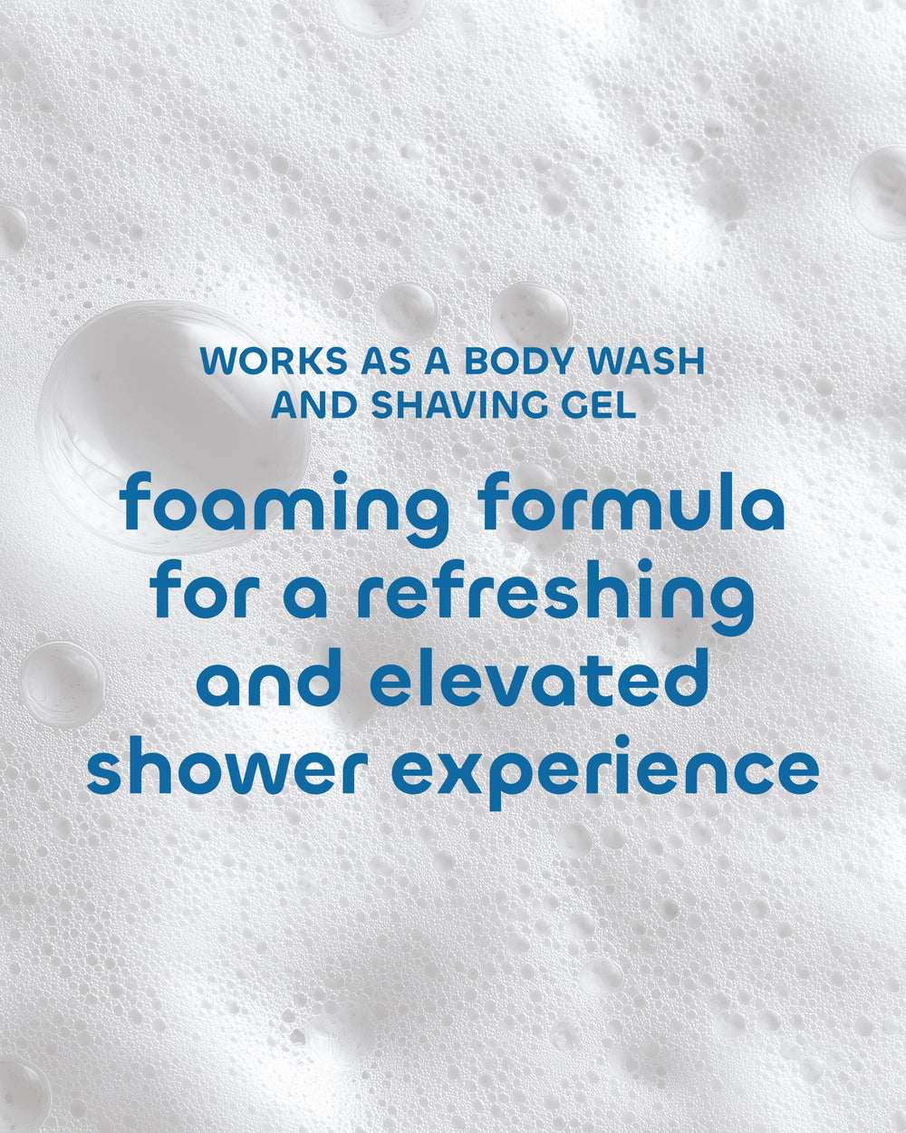 Seaweed Bath Co. rich white foam on hand showing hydrating lather benefit