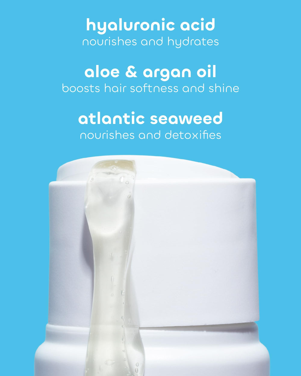 Seaweed Bath Co. seaweed aloe argan trio of ingredients showing nourishing benefits