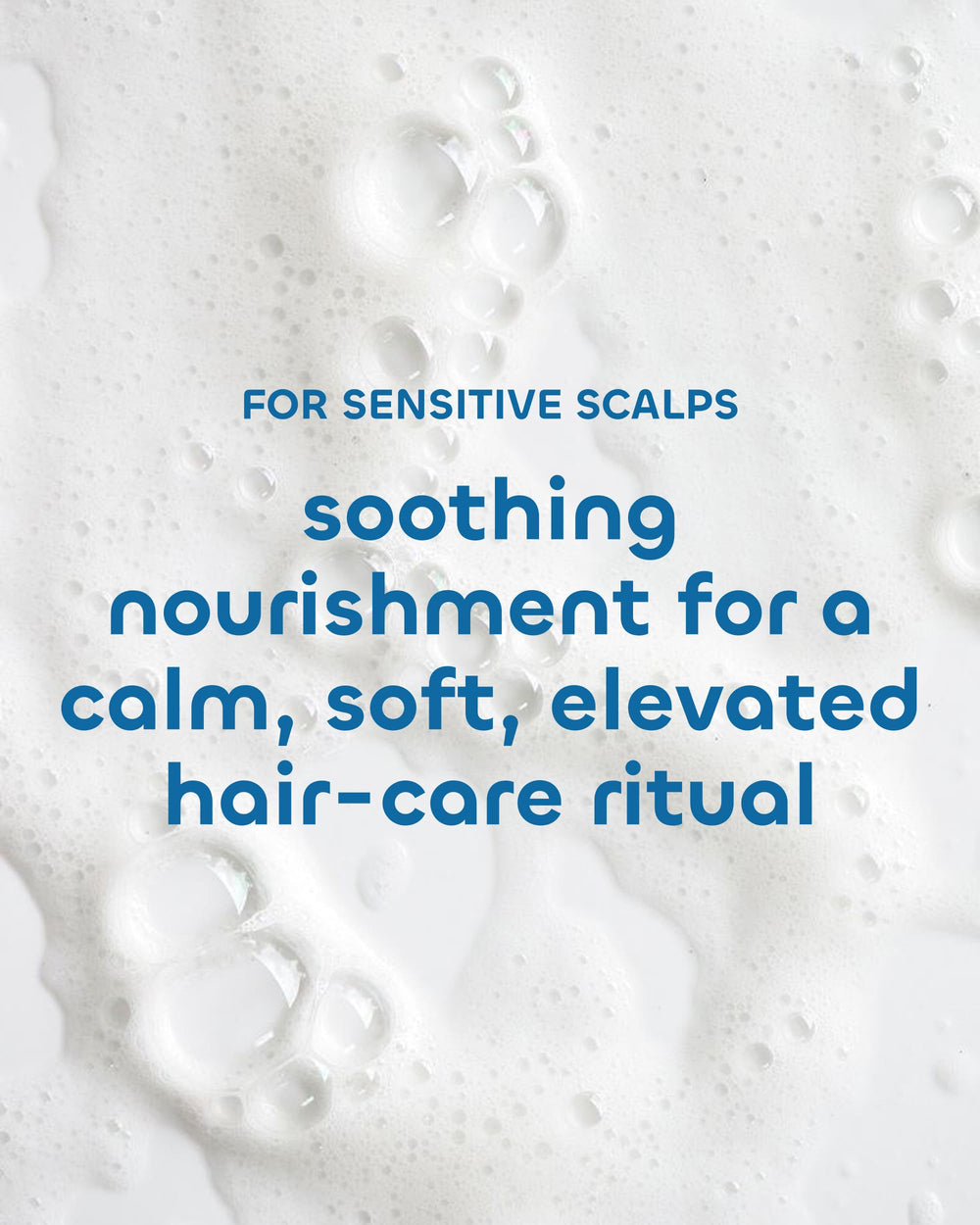 Seaweed Bath Co. shampoo lather texture demonstrating gentle, non-stripping foam