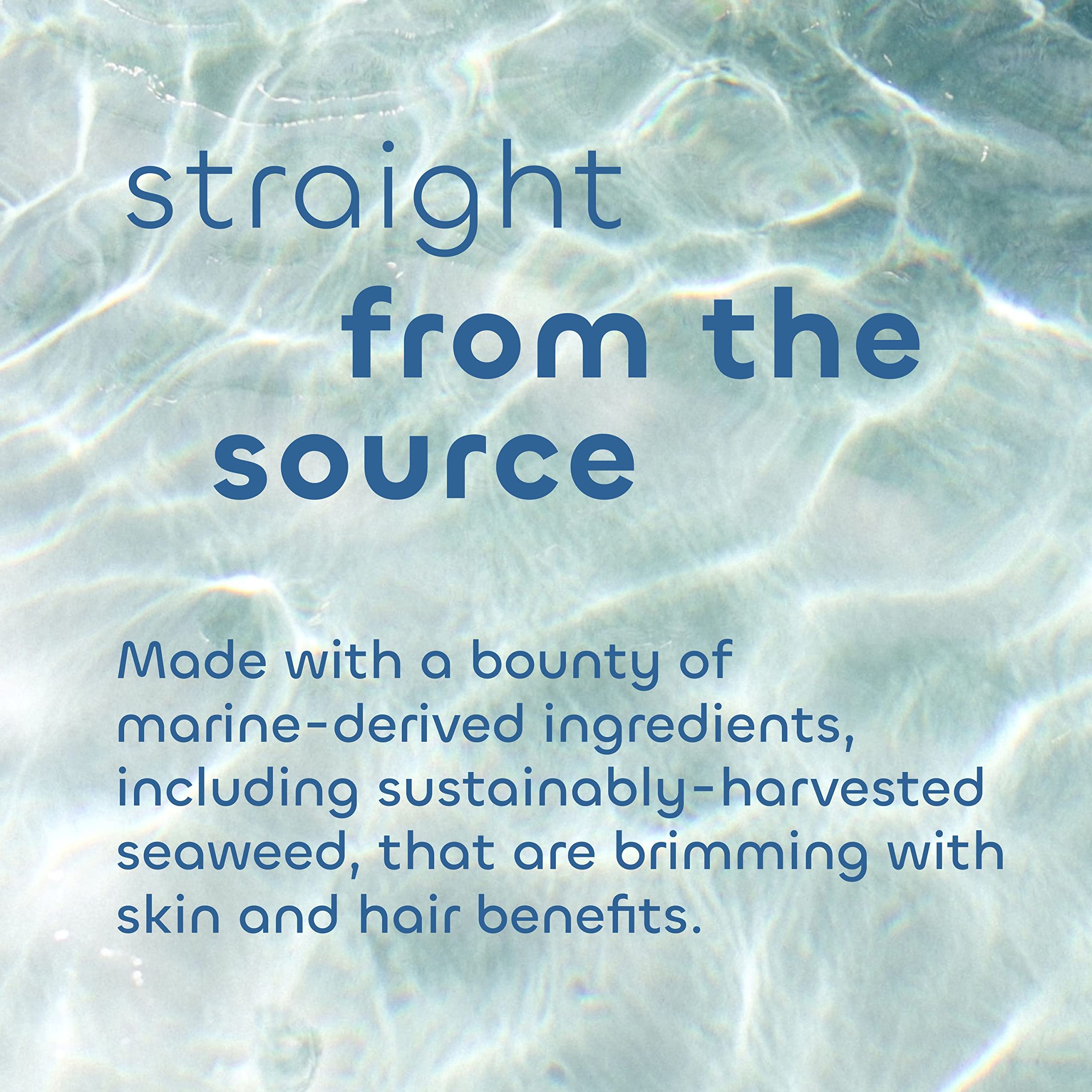 Seaweed Bath Co conditioner placed on bathroom shelf showing how it fits into daily routine