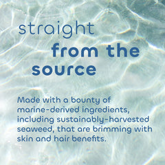Seaweed Bath Co. lather on hand demonstrating effective yet gentle cleansing benefit