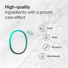 SEBAMED label ingredients detail showcasing pH 5.5 formulation benefits