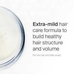 SEBAMED shampoo lather texture demonstrating effective cleansing benefit