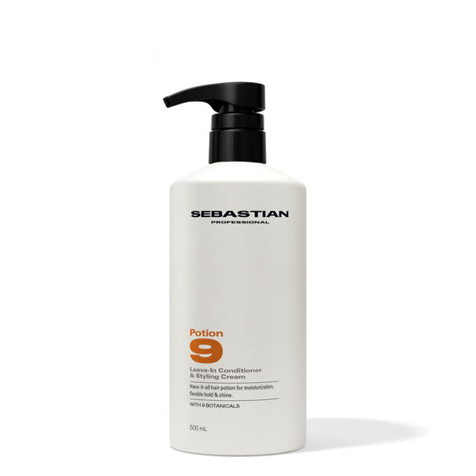 Sebastian Potion 9 front bottle showing branding and product benefit