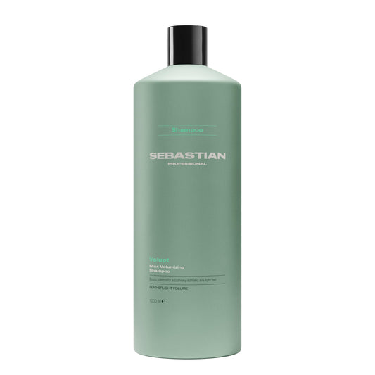 Sebastian bottle front packaging showing brand and volumizing benefit