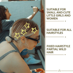 SeBneny clips styled in bangs and side hair demonstrating cute everyday decoration