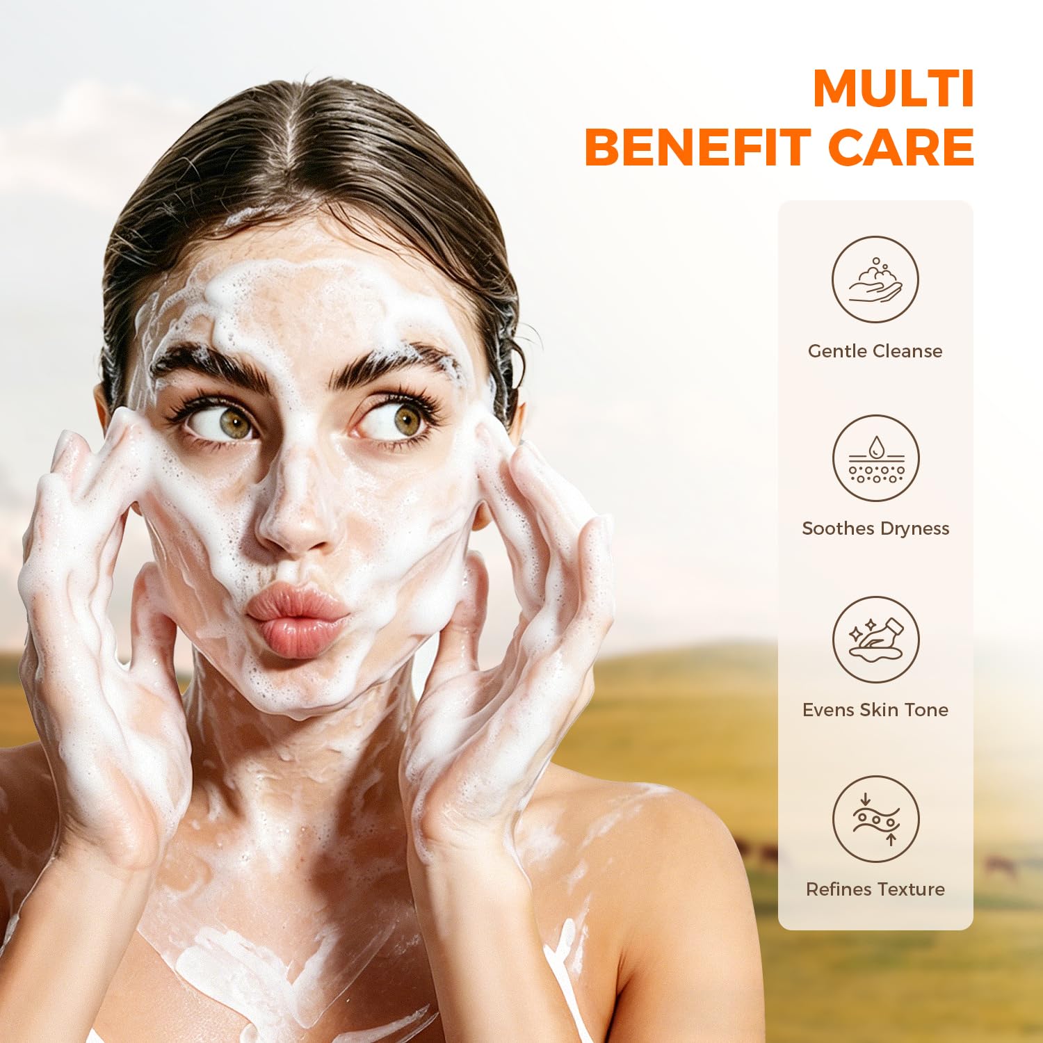 SecuMake rich lather foam demonstrating deep hydration