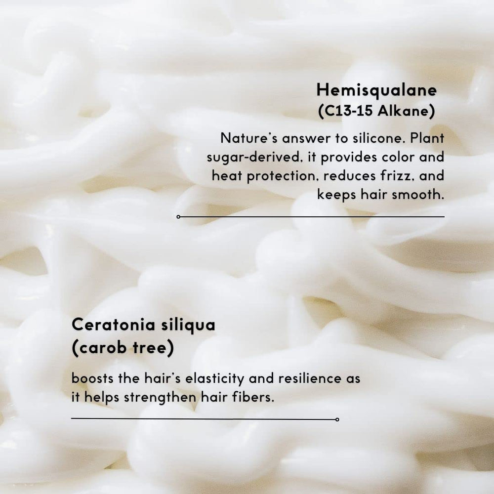 SEEN blow-out cream texture close-up, lightweight smoothing without silicones