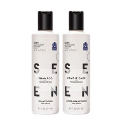 SEEN bundle front packaging showing both bottles and gentle formulation benefits