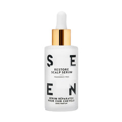 SEEN front packaging showing fragrance-free serum and calming benefits