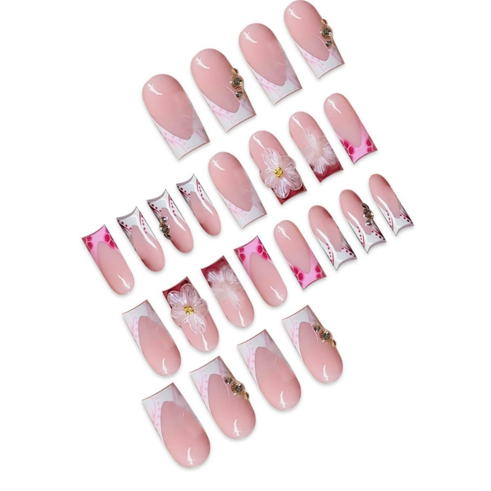 SEENEEY close-up of floral nail design highlighting delicate artwork benefit