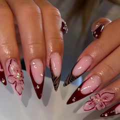 SEENEEY lifestyle shot with outfit pairing showing how nails complement fashion