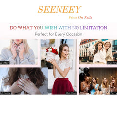 SEENEEY size comparison layout showing 24 sizes for precise fit benefit