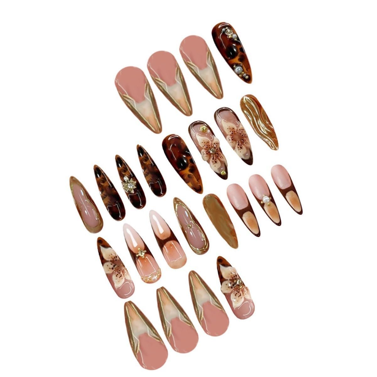 SEENEEY open storage box with organized nail sizes for easy selection
