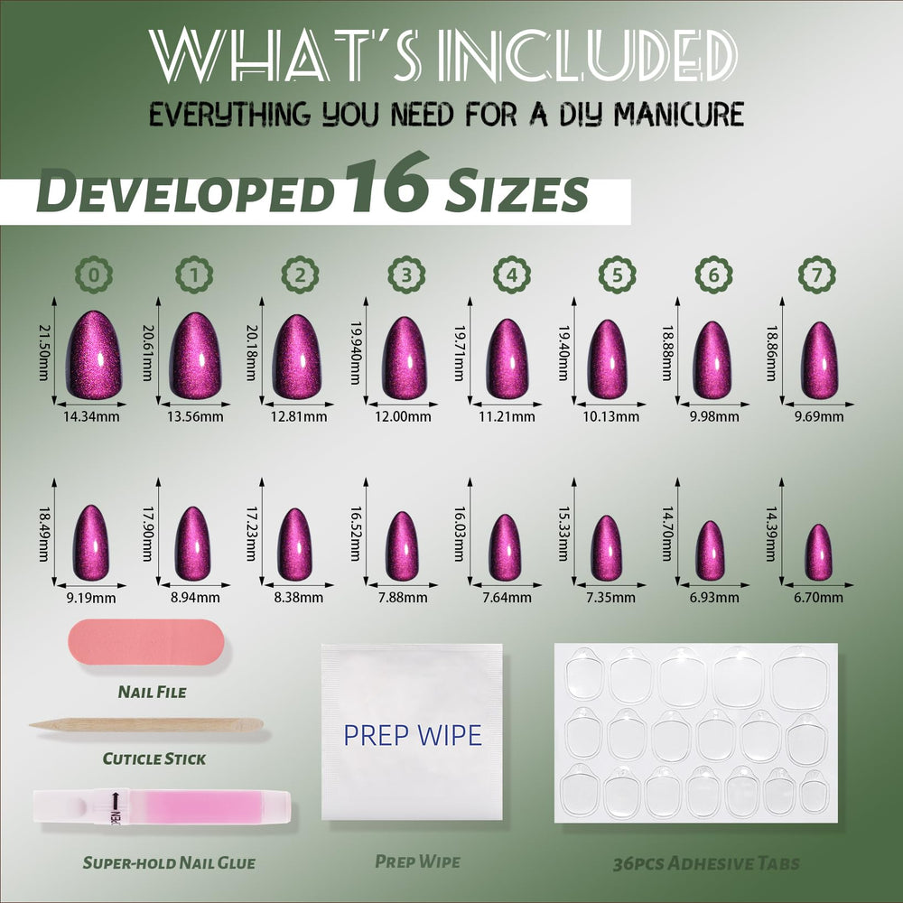 SEEWEE kit contents and tools displaying glue, file, and prep pad utility
