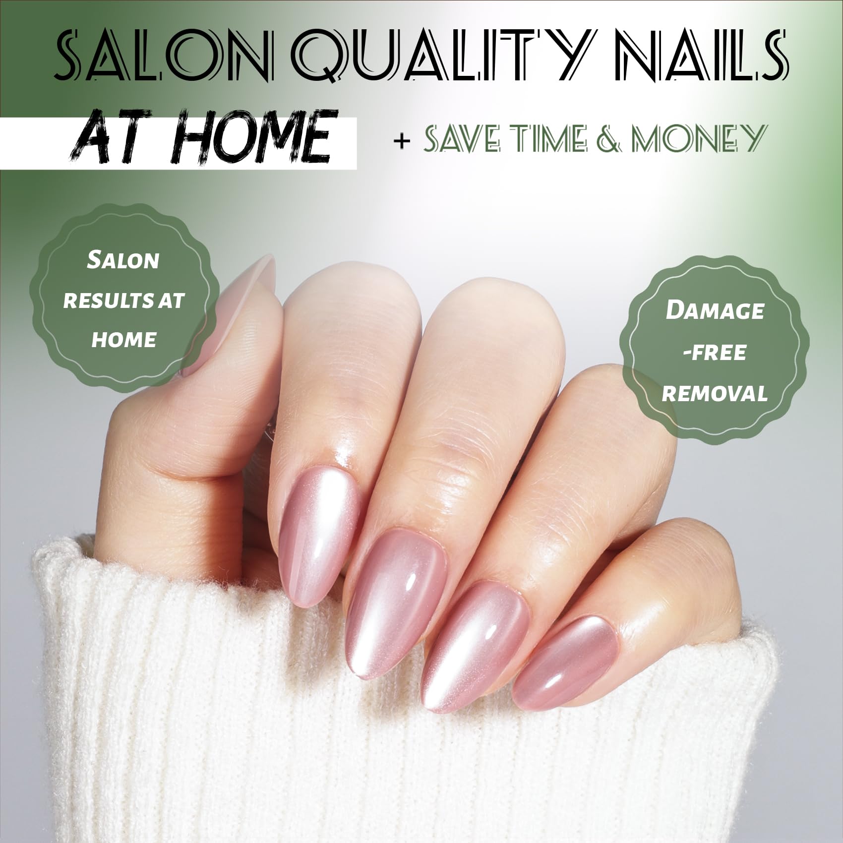SEEWEE nails worn on hands in everyday setting for wearable style