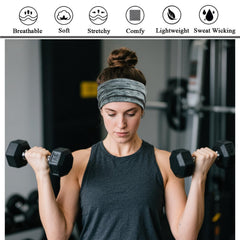 Sefiinh headband on runner demonstrating sweat control and non-slip performance