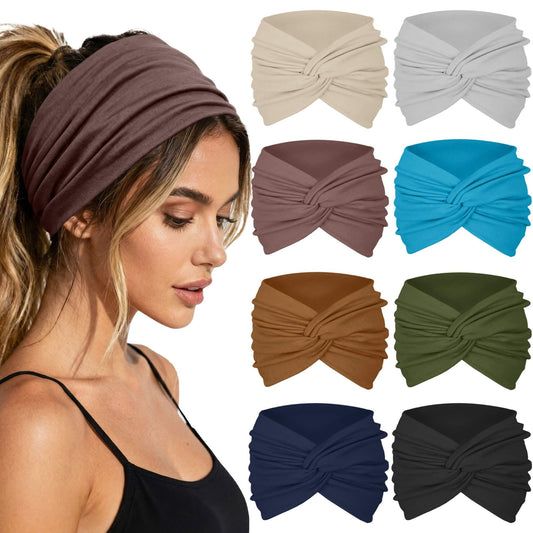 Sefiinh front packaging showing eight colorful headbands and neat bundle