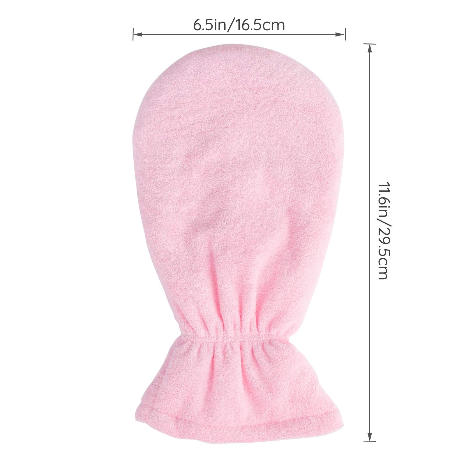 Segbeauty mitts next to ruler showing size for proper fit benefit