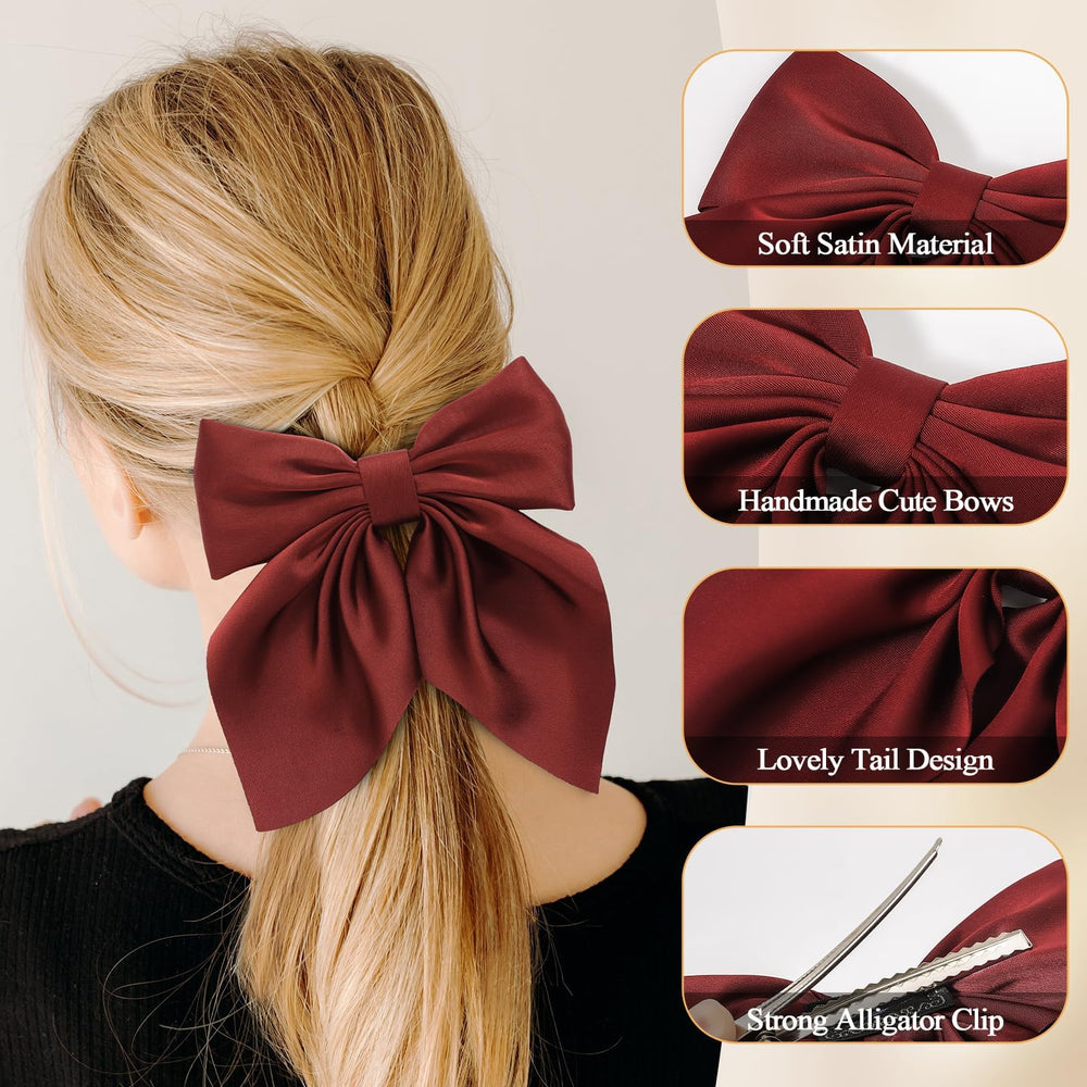 Seiolieliou alligator clip back detail showing sturdy grip and hair protection
