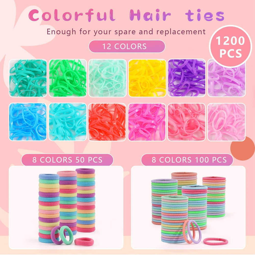 Seiolieliou close-up of colorful elastics showing texture and gentle hold