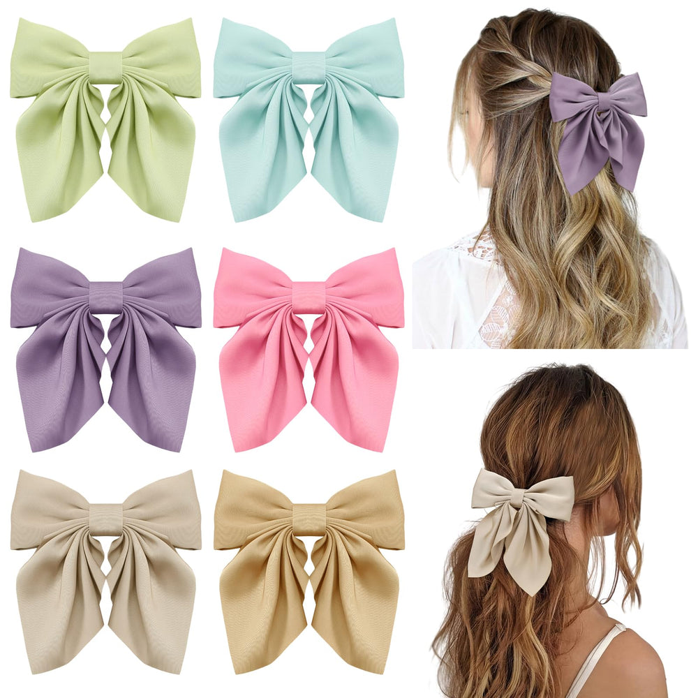 Seiolieliou front packaging showing six colorful satin bows, convenient gift-ready set