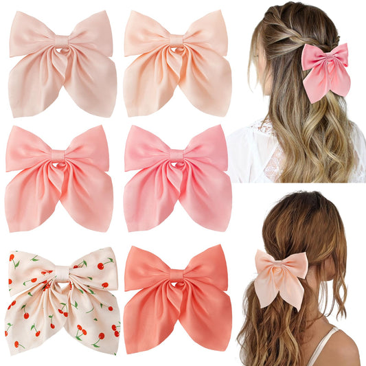 Seiolieliou front packaging showing six cherry pink bows and gift box benefit gift-ready