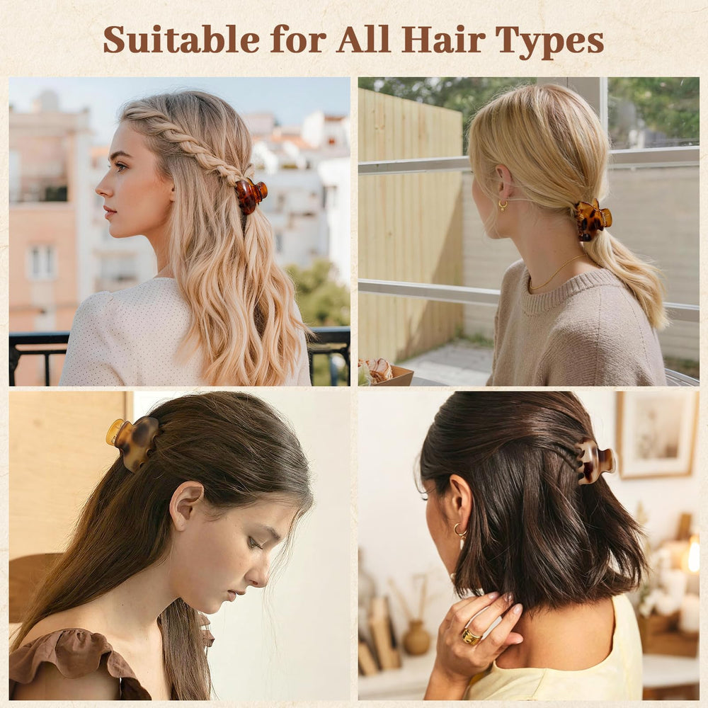 Seiolieliou clip securing a half-up style on short hair for tidy everyday looks