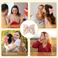Seiolieliou lifestyle shot at a party showing bows worn with dress benefit festive accessory