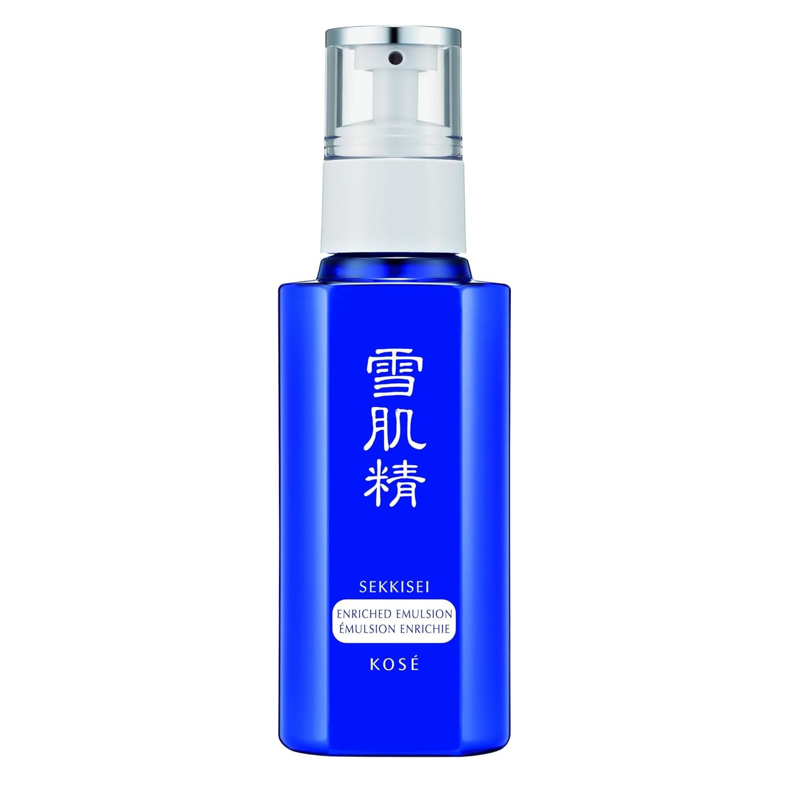 SEKKISEI front packaging showing bottle and branding, indicating premium hydration